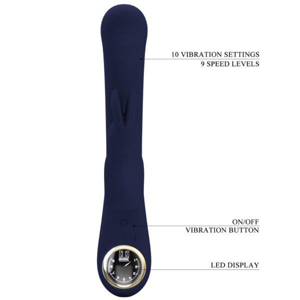 PRETTY LOVE   Lamar Blue, 10 vibration functions 9 speed levels - obrazek 10