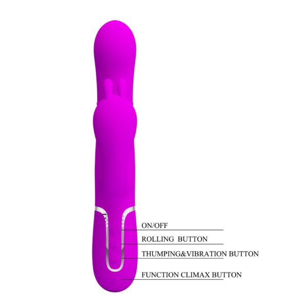 PRETTY LOVE   Cammy Purple, Twinkled Tenderness, 7 thumping functions 7 vibration functions 4 rolling functions - obrazek 10
