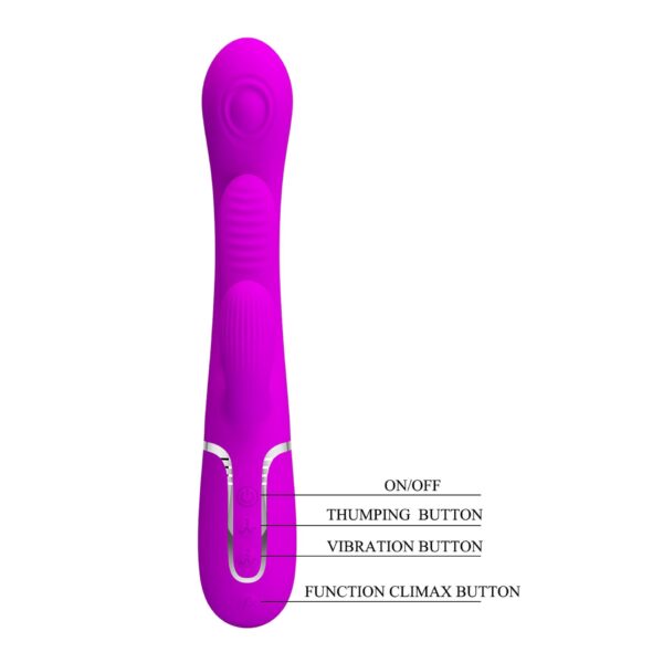 PRETTY LOVE   Shonia Purple, Twinkled Tenderness, 7 thumping functions 7 vibration functions - obrazek 9