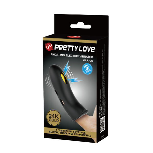 PRETTY LOVE   MARICO Fingering Electric Vibrator 7 Functions USB - obrazek 9