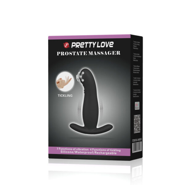 PRETTY LOVE   PROSTATE MASSAGER Tickling 4 & Vibrating 7 USB - obrazek 9