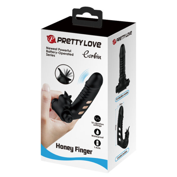 PRETTY LOVE  Corbin, HONEY FINGER, 10 vibration functions - obrazek 9