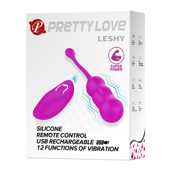 PRETTY LOVE  LESHY, 12 vibration functions Wireless remote control - obrazek 9