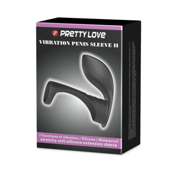 PRETTY LOVE  VIBRATION PENIS SLEEVE II, 7 vibration functions Memory function - obrazek 9