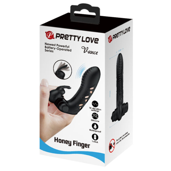 PRETTY LOVE  Vance, HONEY FINGER, 10 vibration functions - obrazek 9