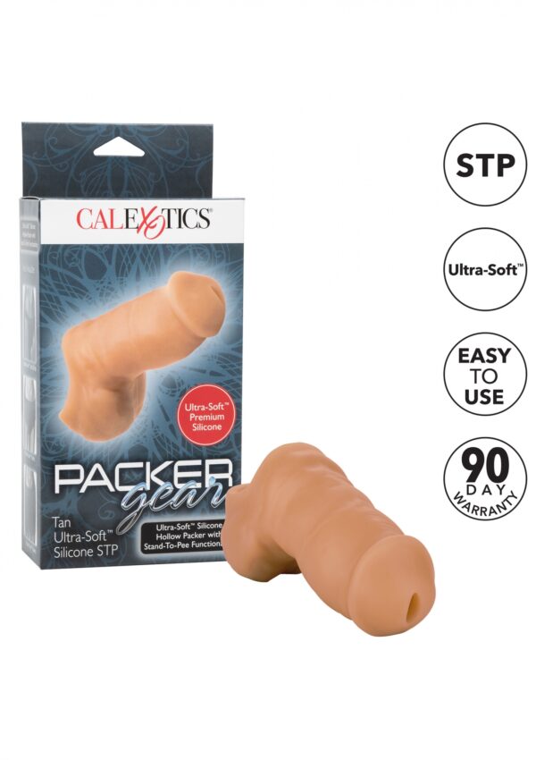 Soft Silicone Stand To Pee Caramel skin tone - obrazek 10
