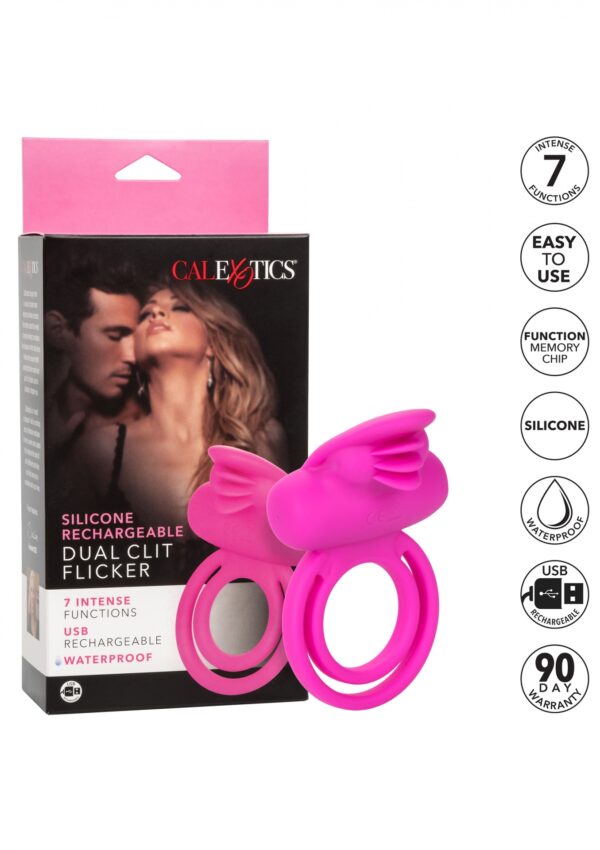Dual Clit Flicker Enhancer Pink - obrazek 10