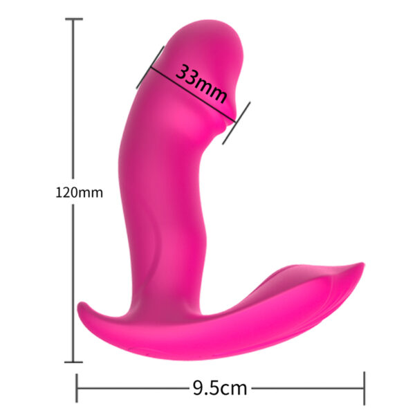 Stymulator Silicone Panty Vibrator and Pulsator USB 10 Function / Heating - obrazek 10