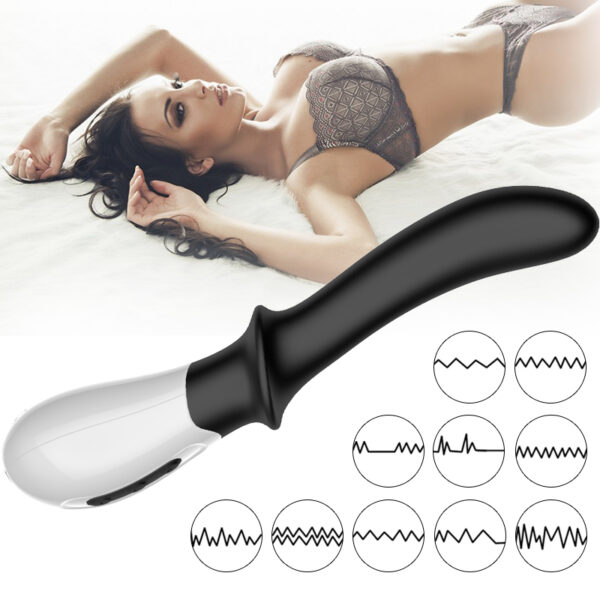 Wibrator Silicone Prostate / G spot Massager USB 10 Function / Heating - obrazek 10