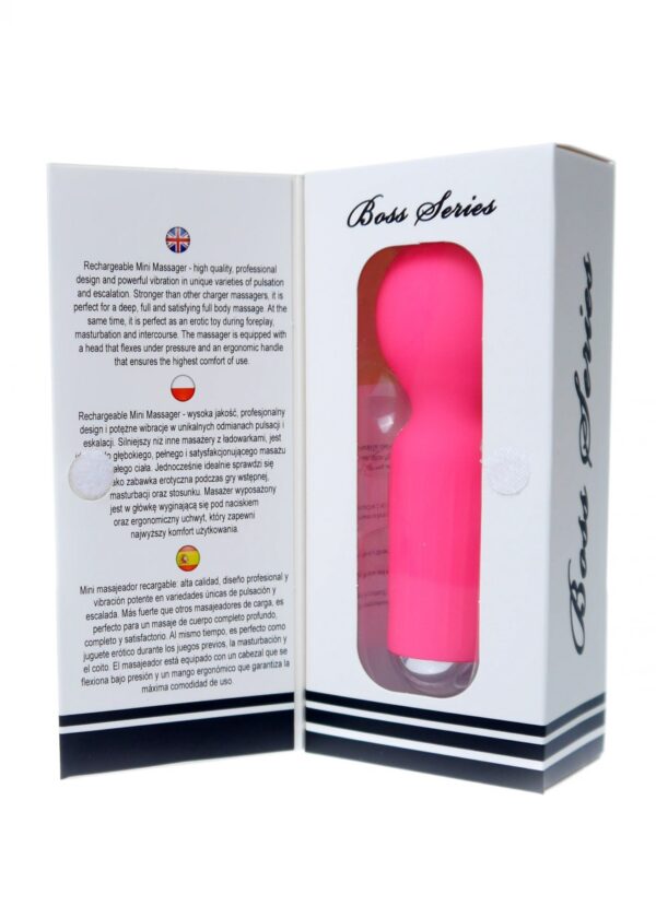 Stymulator Rechargeable Mini Masager USB 20 Functions   Pink - obrazek 10