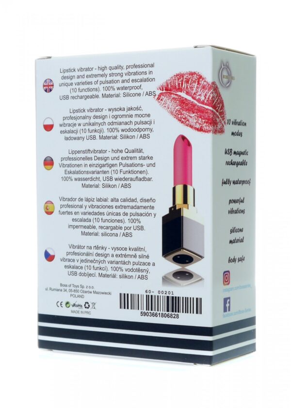 Stymulator Lipstick Vibrator USB 10 functions - obrazek 10