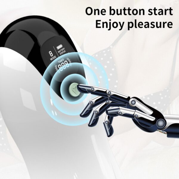 Masturbator Vibration 8 Vibration modes + Interactive function - obrazek 10