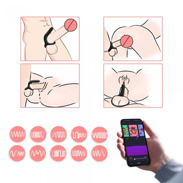 Magic Motion   Rise Smart Wearable Cockring Black - obrazek 10