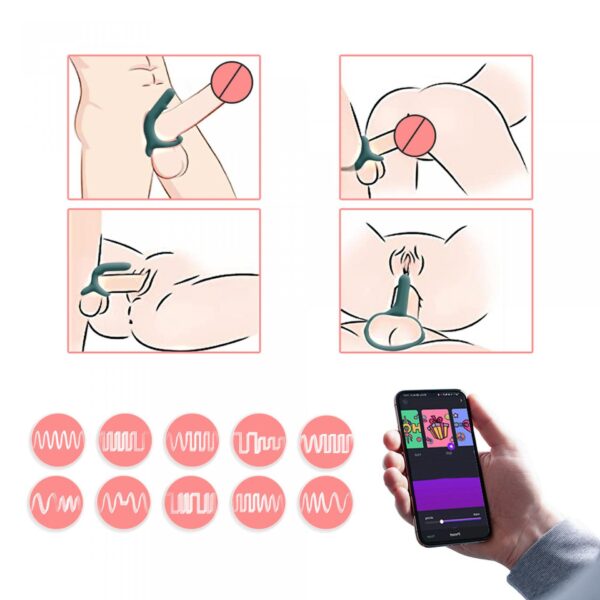 Magic Motion   Rise Smart Wearable Cockring Green - obrazek 10