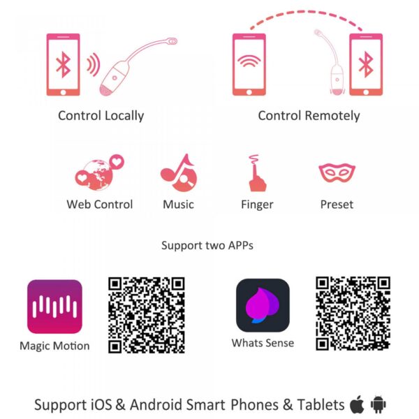 Magic Motion   Vini App Controlled Love Egg Pink - obrazek 10