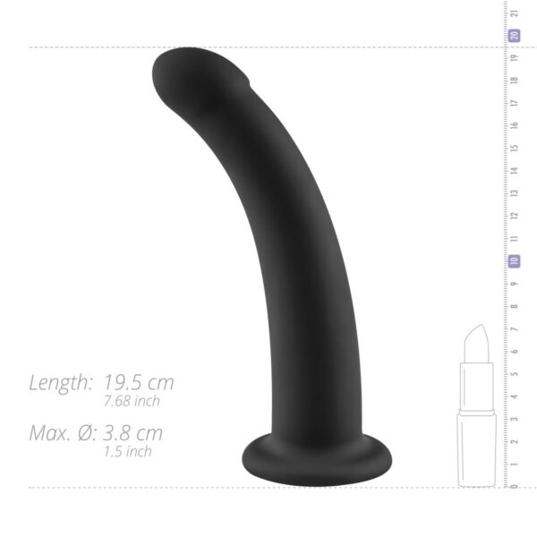 No Parts   Parker Dildo 19.5 cm   Black - obrazek 10