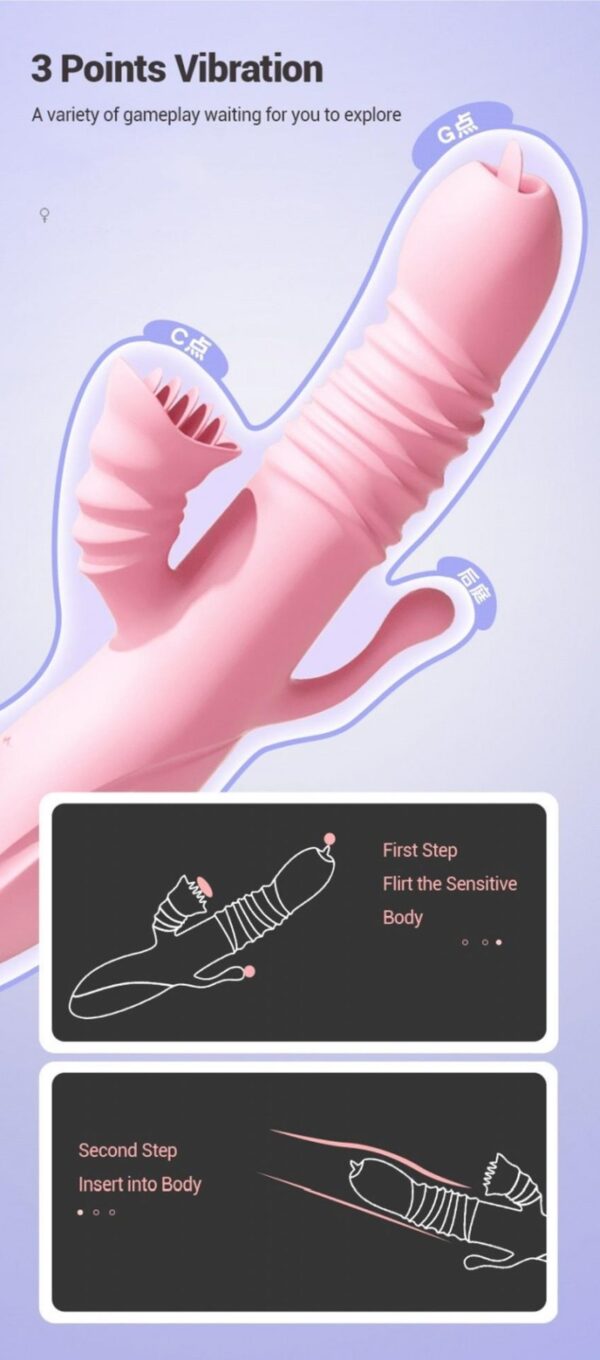 Wibrator Ada USB  Pink - obrazek 10
