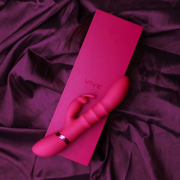Stimulating Rings, Vibrating G Spot Rabbit   Pink - obrazek 10