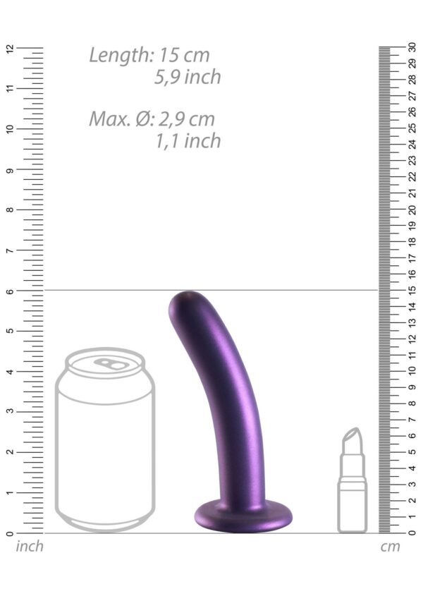 Smooth Silicone G Spot Dildo   6 / 14,5 cm - obrazek 10