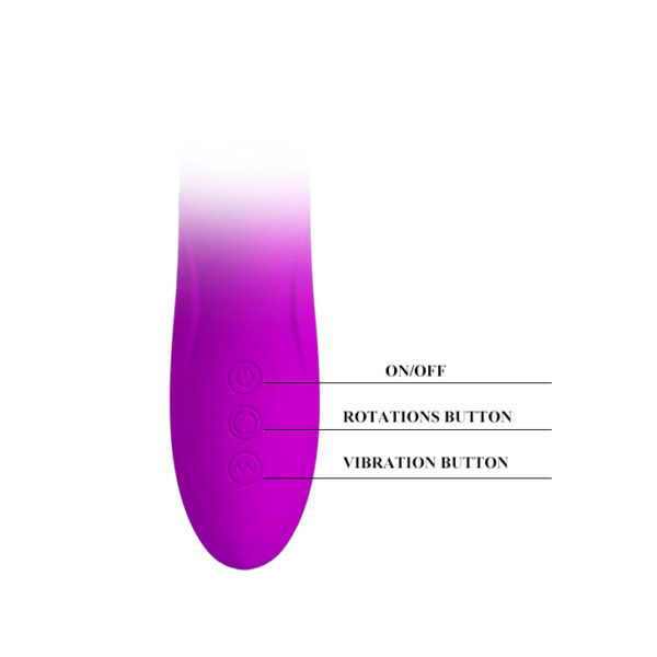 PRETTY LOVE   WARD, USB, 12 vibration, 4 rotation - obrazek 7