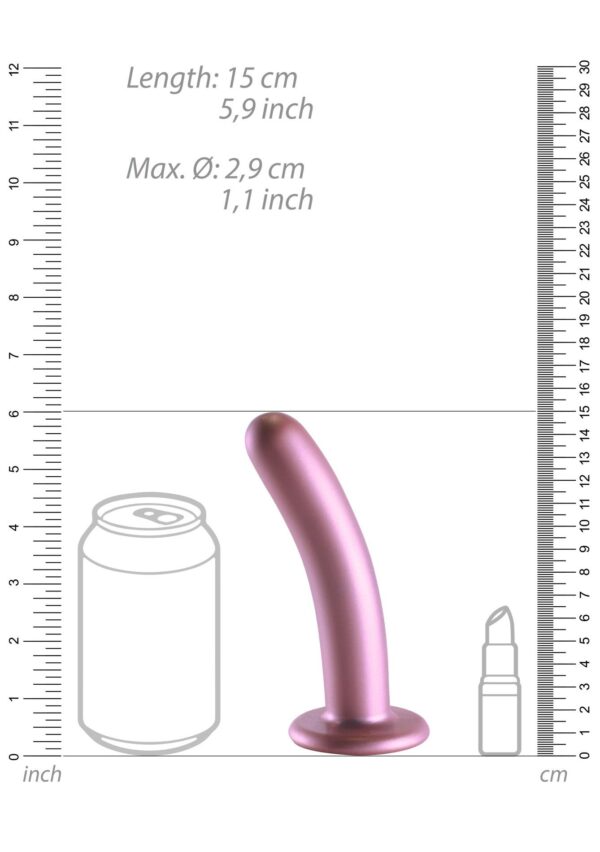 Smooth Silicone G Spot Dildo   6 / 14,5 cm - obrazek 10