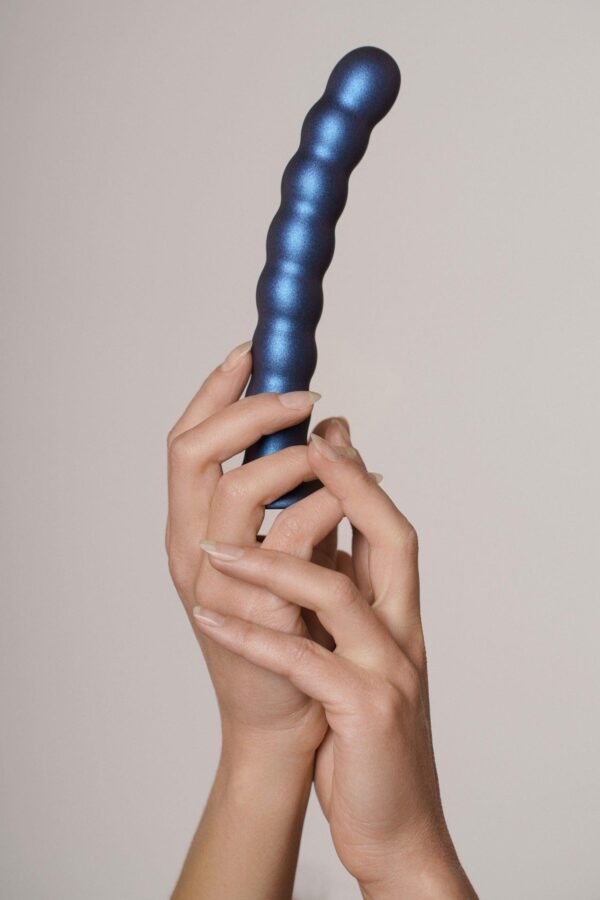 Beaded Silicone G Spot Dildo   6,5 / 16,5 cm - obrazek 10