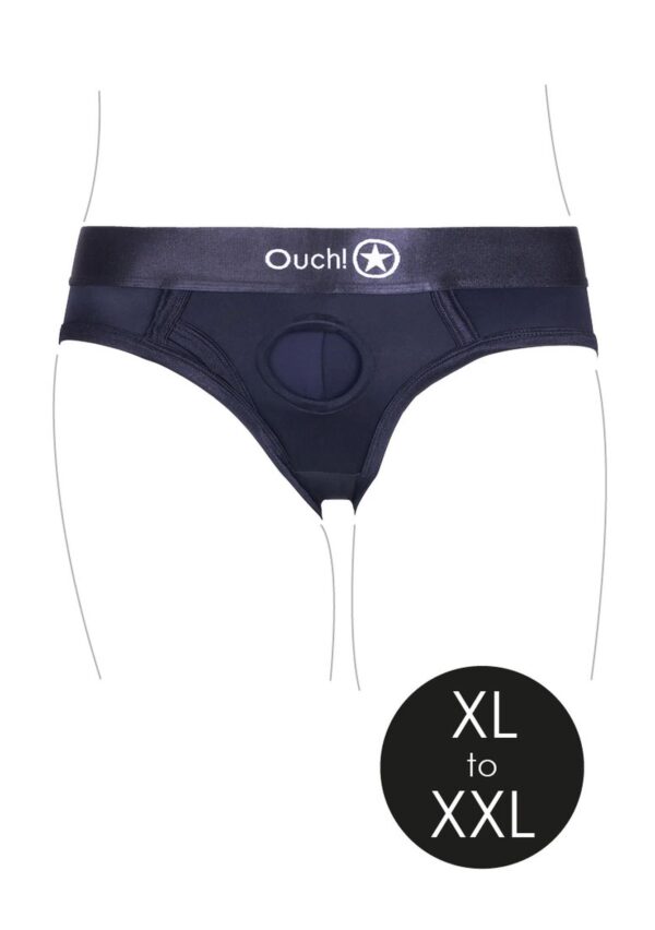 Vibrating Strap on High cut Brief   XL/XXL - obrazek 10
