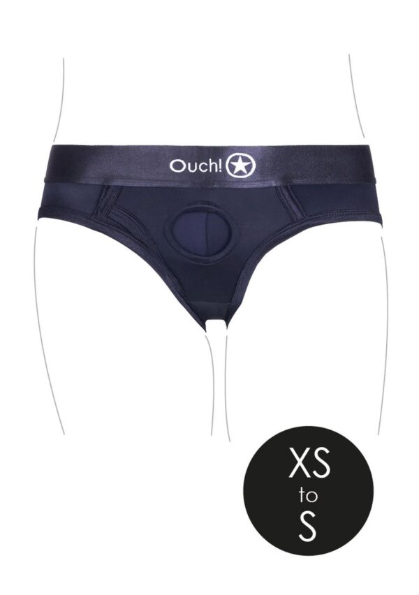 Vibrating Strap on High cut Brief   XS/S - obrazek 10