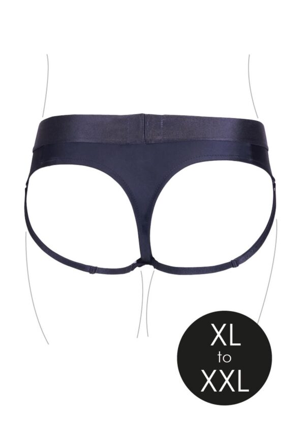 Vibrating Strap on Thong with Removable Rear Straps   XL/XXL - obrazek 10