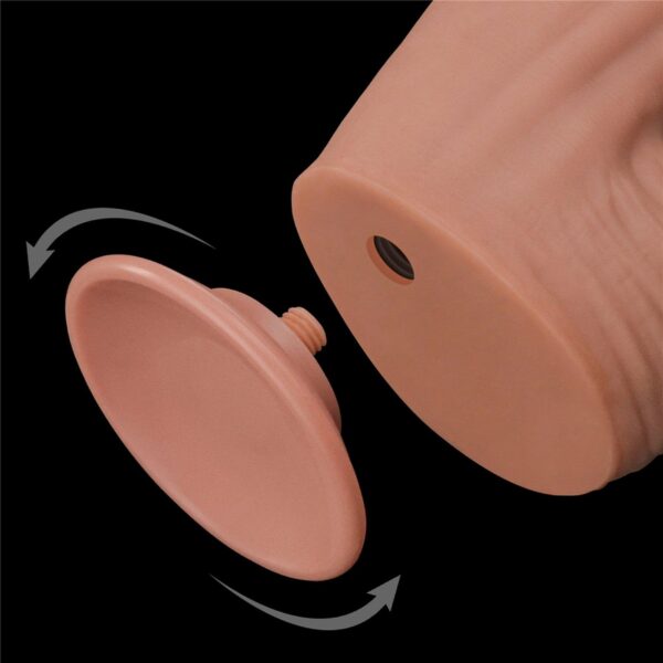 12 King Sized Sliding Skin Dual Layer Dong - obrazek 10