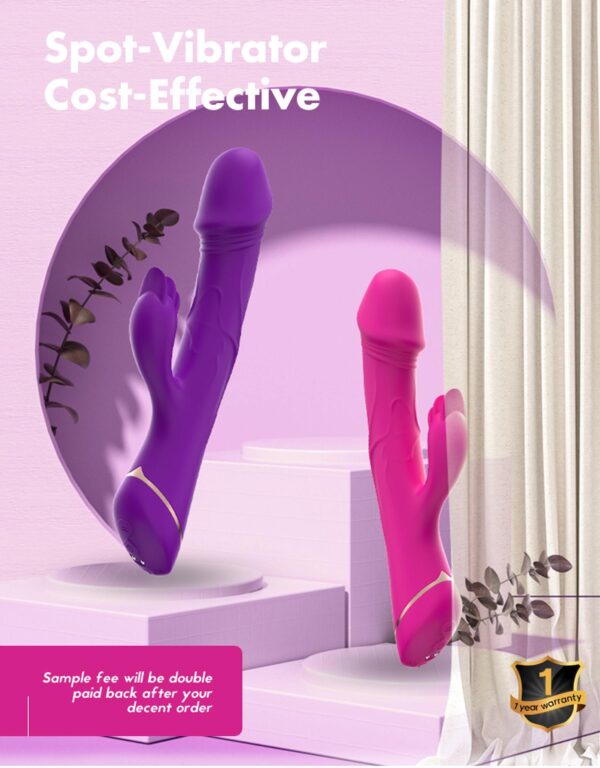 Rubberco Purple, 2* 9 vibration functions - obrazek 10