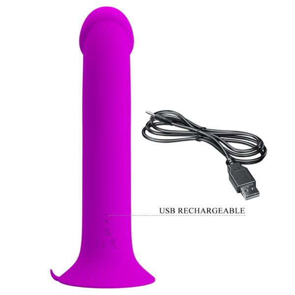 PRETTY LOVE   Murray PURPLE, 12 vibration functions 12 pulse wave settings Suction base - obrazek 10