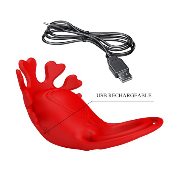 PRETTY LOVE   VIBRATION PENIS RING, Ruben, 7 vibration functions - obrazek 10