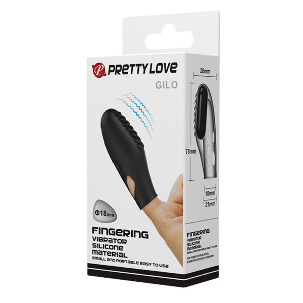 PRETTY LOVE   GILO 18mm Fingering Vibrator - obrazek 9