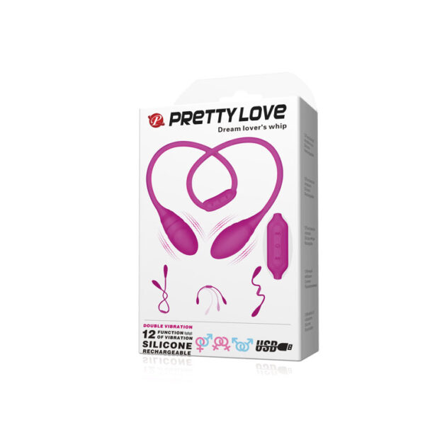 PRETTY LOVE  Dream lovers whip, 12 vibration functions Bendable - obrazek 10