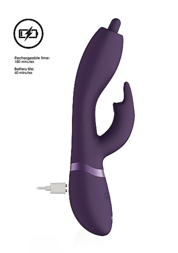 Wibrator Nilo   Pinpoint Rotating G spot Rabbit   Purple - obrazek 10