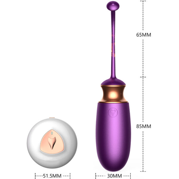 Jajko/wibr Vibrating Silicone Love EGG USB 10 Function / Heating / Voice Control - obrazek 11