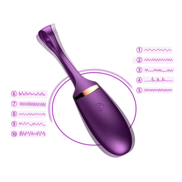 Jajko/wibr Vibrating Silicone Love EGG USB 10 Function / Voice Control - obrazek 11