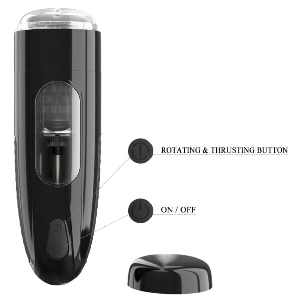 PRETTY LOVE   MARLON Automatic Rotating & Thrusting 10 Function, USB / Voice - obrazek 8