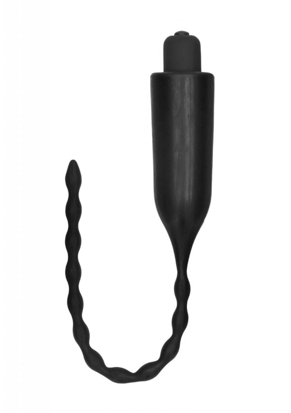 E Stimulation Vibrating Urethral Sounding Plug   Black - obrazek 11