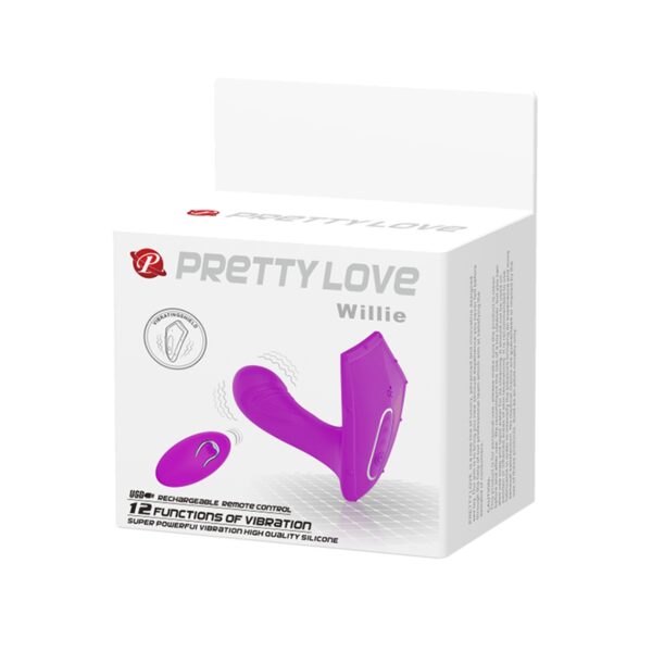PRETTY LOVE  Willie, 12 vibration functions Wireless remote control - obrazek 11