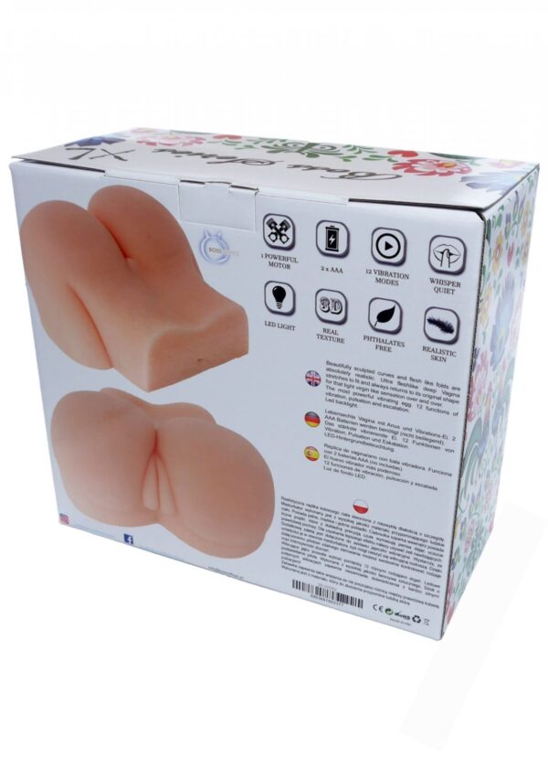 Masturbator Vibrating Life Sized Pussy & Ass XL   quality II - obrazek 11