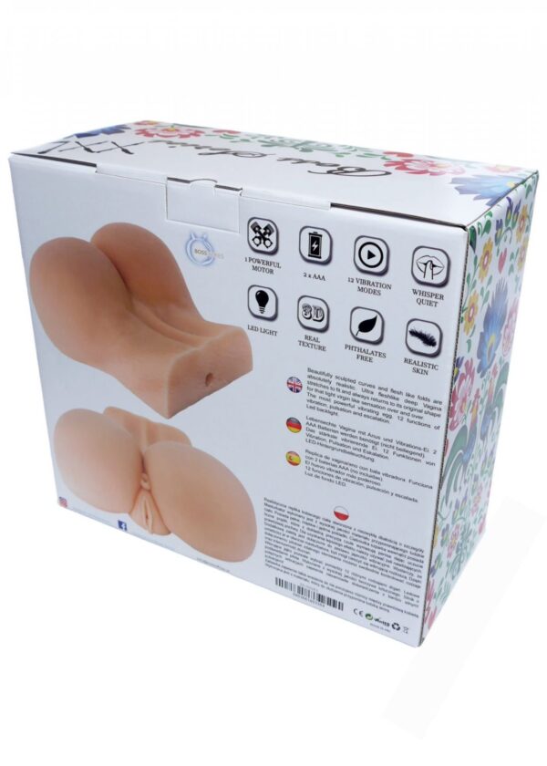Masturbator Vibrating Life Sized Pussy & Ass XXL   quality II - obrazek 11
