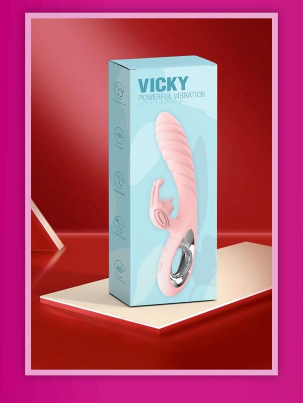 Wibrator Vicky USB  Pink - obrazek 11