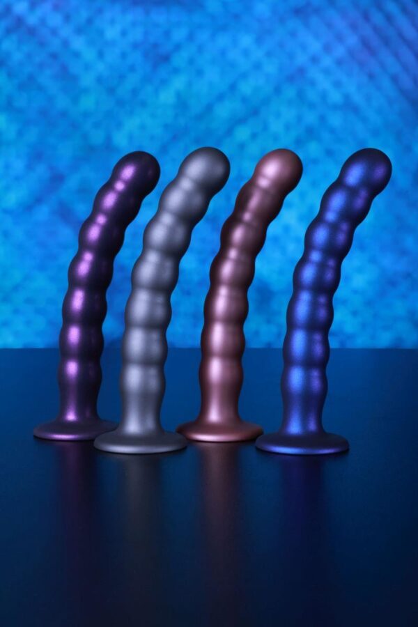 Beaded G Spot Dildo   8 / 20,5 cm   Rose Gold - obrazek 11