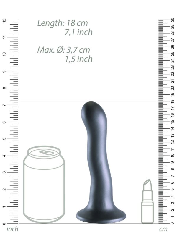 Ultra Soft Silicone Curvy G Spot Dildo   7 / 17 cm - obrazek 11