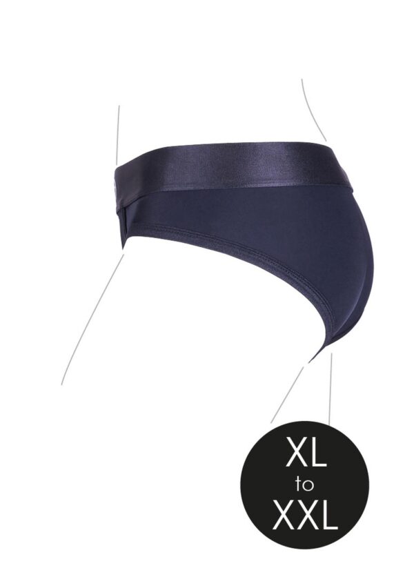 Vibrating Strap on High cut Brief   XL/XXL - obrazek 11