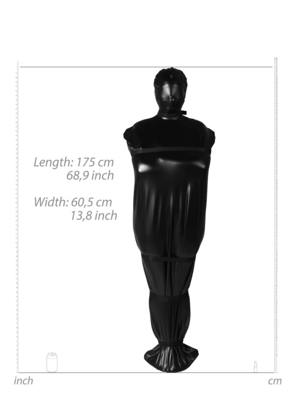 Body Bag with Nylon Straps   Black - obrazek 11