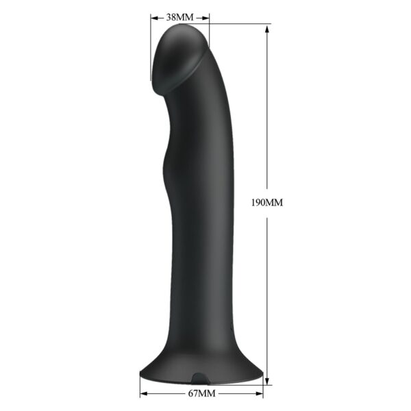 PRETTY LOVE   Murray BLACK, 12 vibration functions 12 pulse wave settings Suction base - obrazek 11