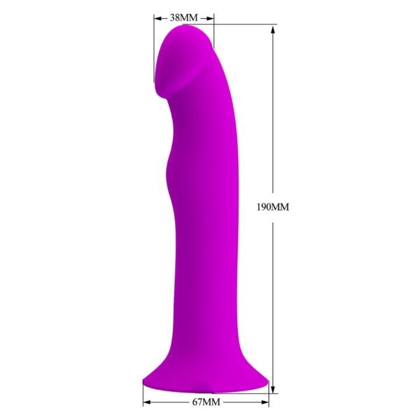 PRETTY LOVE   Murray PURPLE, 12 vibration functions 12 pulse wave settings Suction base - obrazek 11